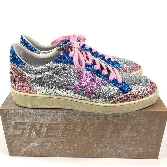 golden goose multi glitter